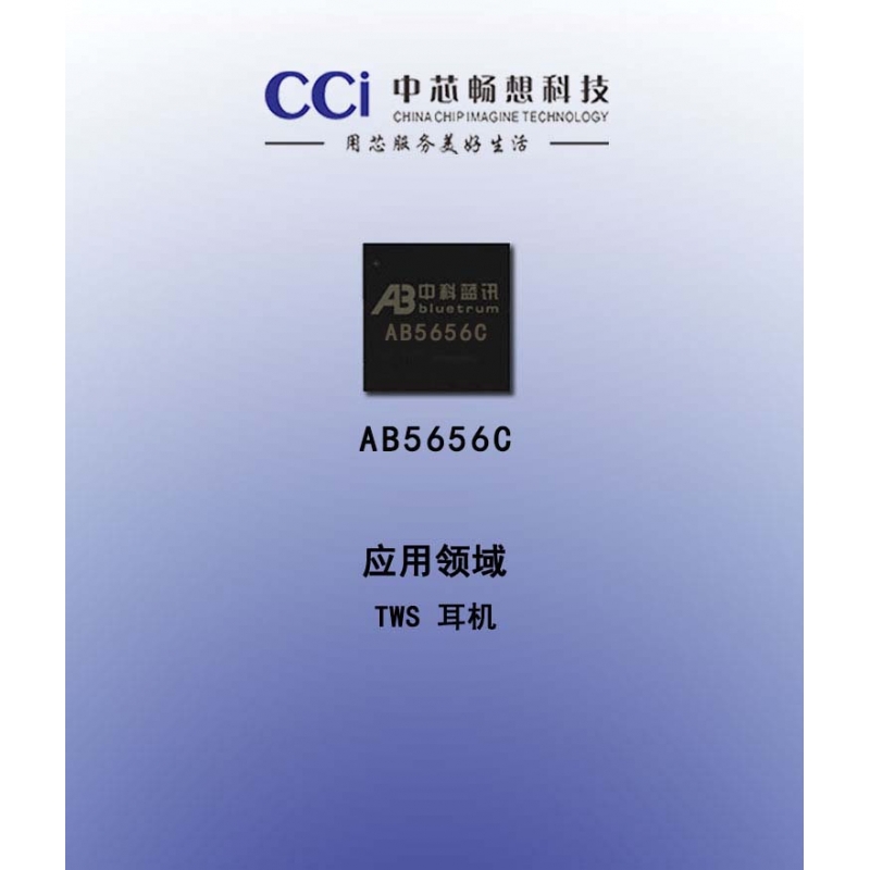 Ultimate cost performance OWS/TWS chip-AB5656C