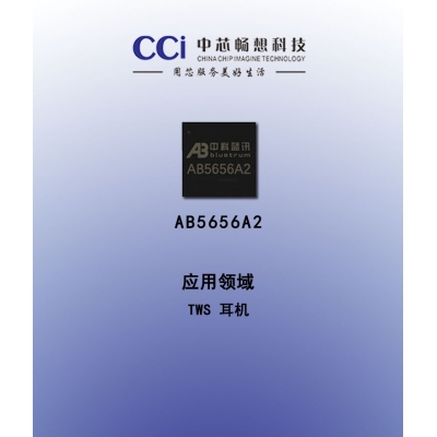 Ultimate cost performance OWS/TWS chip - AB5656A2