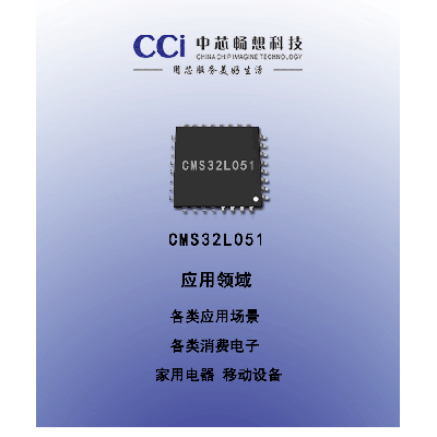 CMS32L051-内置64KB闪存